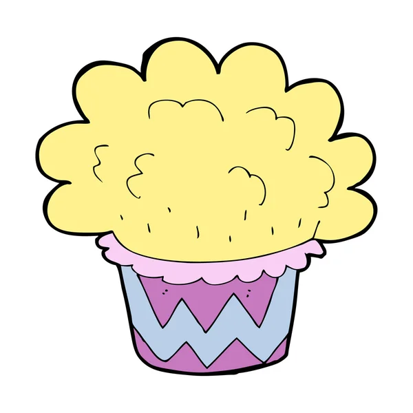 Cupcake de bande dessinée — Image vectorielle