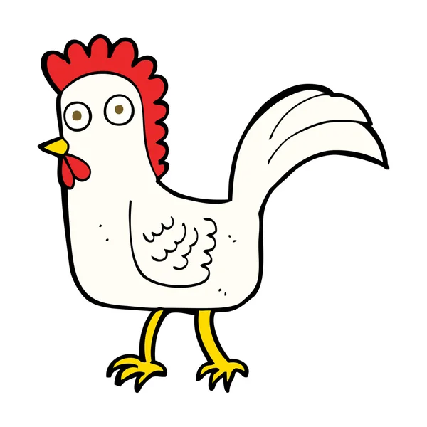 Poulet à dessin animé — Image vectorielle