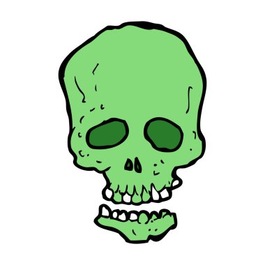 karikatür kafatası