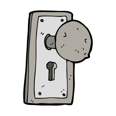 çizgi film eski kapı kolu