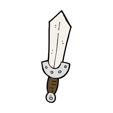 Viking kılıç cartoon