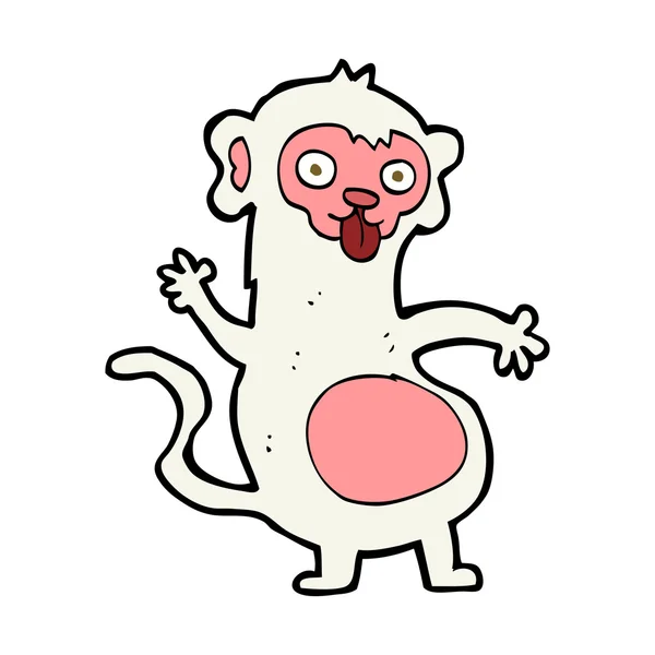 可爱的卡通猴 — 图库矢量图片