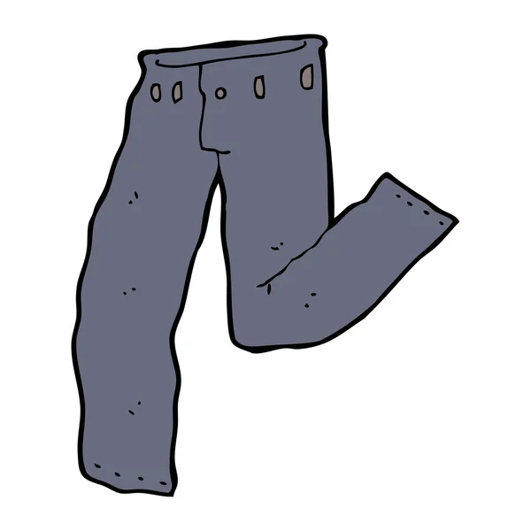 Jeans kartun - Stok Vektor