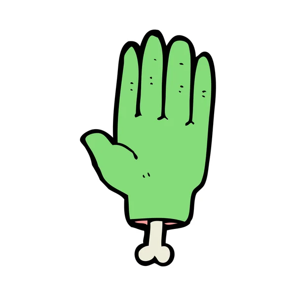 Cartoon Zombie Hand — Stockvektor