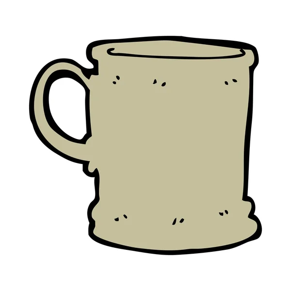 Taza de dibujos animados — Archivo Imágenes Vectoriales