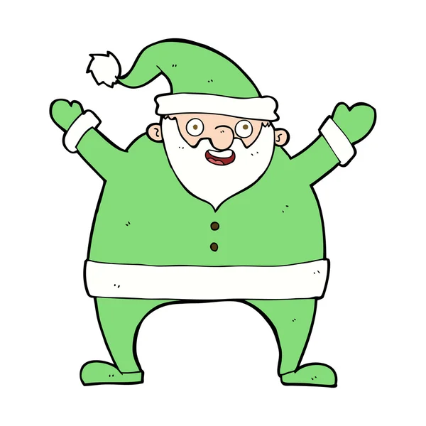 Cartoon santa claus — Stock Vector