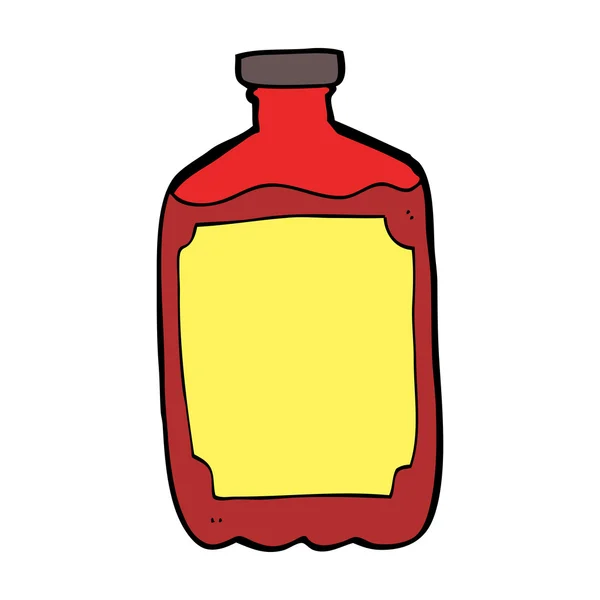 Мультипликационная бутылка — стоковый вектор