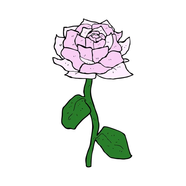 Rosa desenhos animados — Vetor de Stock