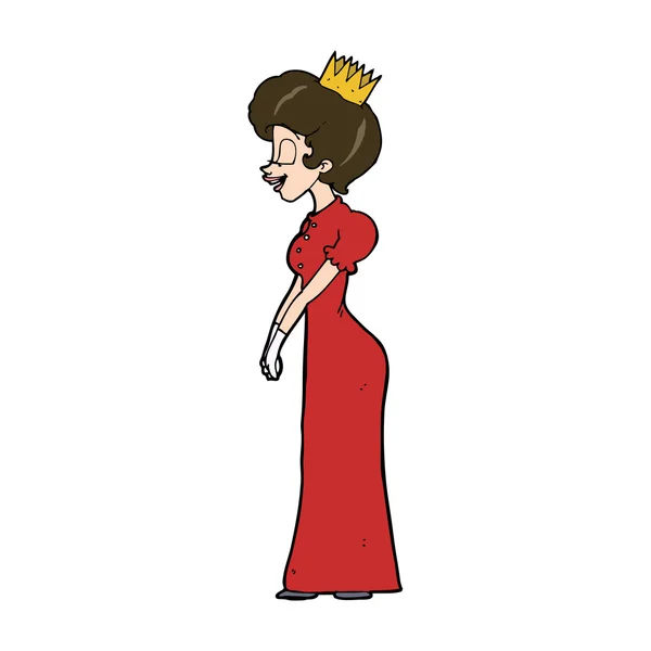 Cartoon prinses — Stockvector