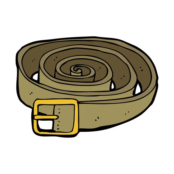 Cartoon leather belt — Stock Vector