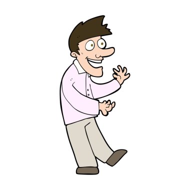 heyecanlı adam çizgi film