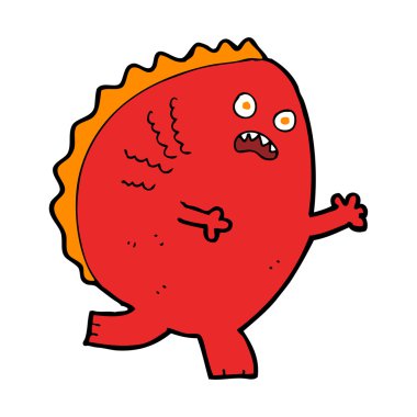 çizgi film canavarı