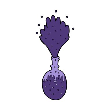 çizgi film explosing kimyasallar