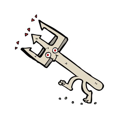 çizgi film şeytan çatal