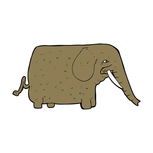 Mamut de dibujos animados — Vector de stock