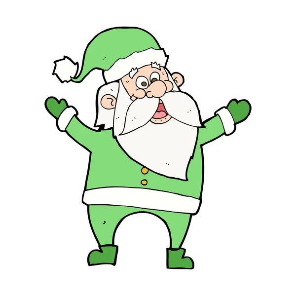 Dibujos animados Santa Claus — Vector de stock