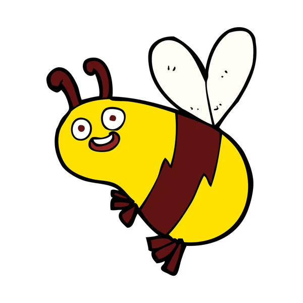 Grappige cartoon bee — Stockvector