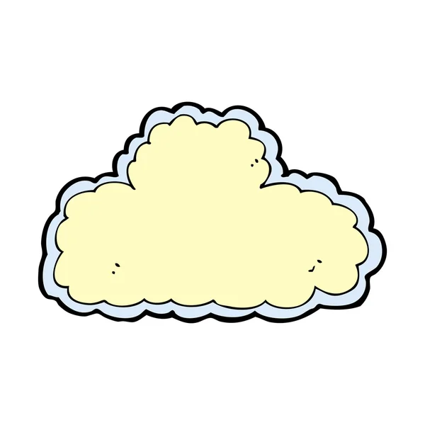 Cartoon wolk symbool — Stockvector