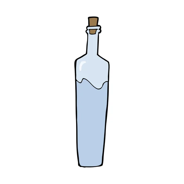 Cartoon posh bottle — Stock Vector