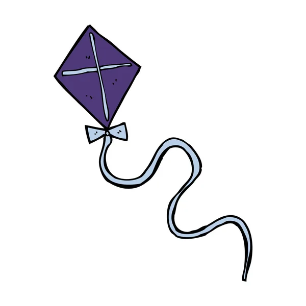 Cartoon vliegende kite — Stockvector