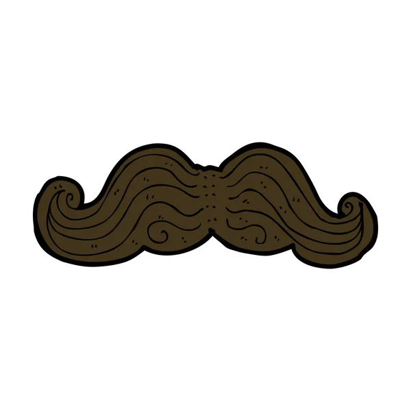 Cartoon mustache — Stock Vector