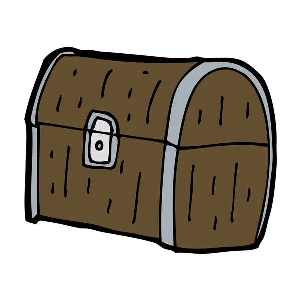 Cartoon treasure chest — Stock Vector