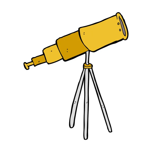 Télescope de bande dessinée — Image vectorielle