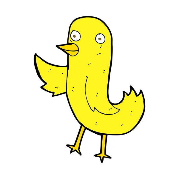 Αστείο καρτούν πουλί — Διανυσματικό Αρχείο