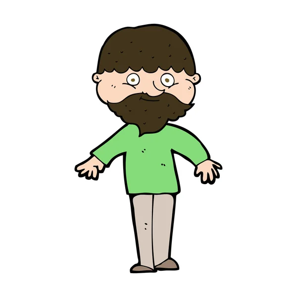 Cartoon gelukkig man — Stockvector