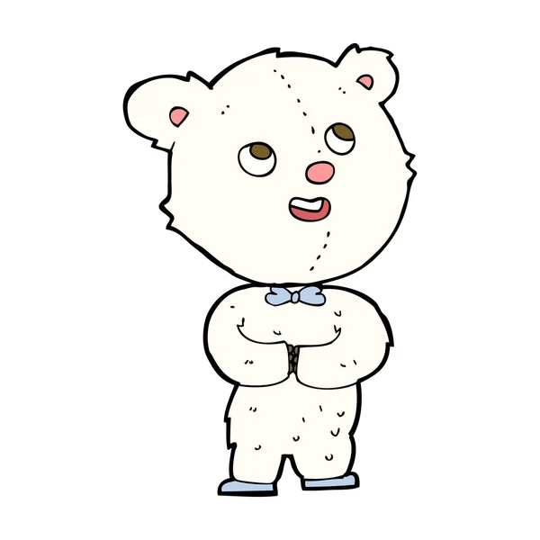 Dibujos animados lindo oso de peluche — Archivo Imágenes Vectoriales