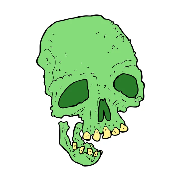 Страшный череп — стоковый вектор