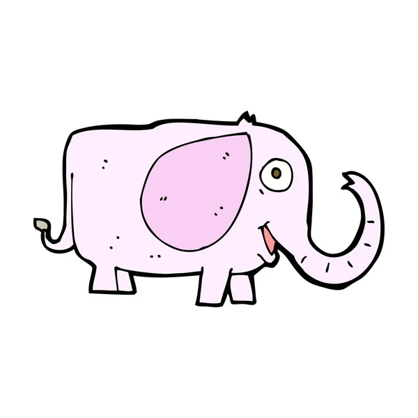 Elefante bebé de dibujos animados — Vector de stock