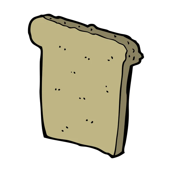 Tecknad bit bröd — Stock vektor