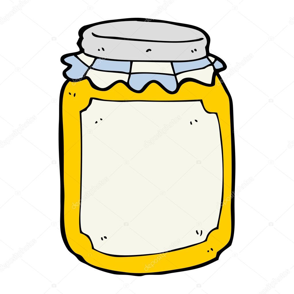 cartoon jar of honey