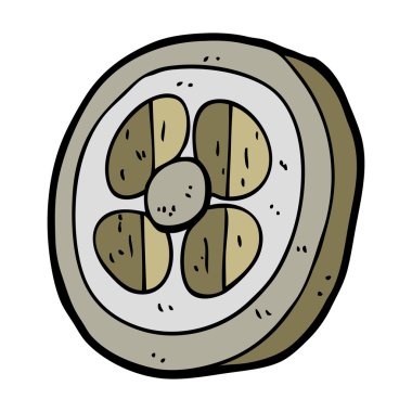 çizgi film Ortaçağ kalkan