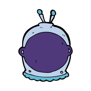 çizgi film uzay kaskı