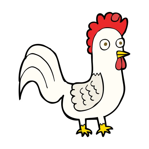 Cartoon rooster — Stock Vector