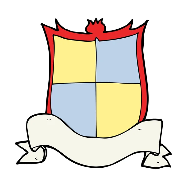 Heraldiek cartoon — Stockvector