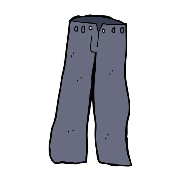 Jeans de desenho animado — Vetor de Stock