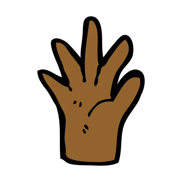 Cartoon-Handsymbol — Stockvektor