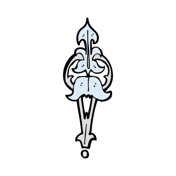 Cartoon ornate clasp — Stock Vector