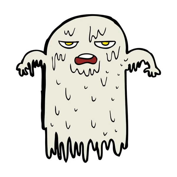 Fantasma viscoso de dibujos animados — Vector de stock