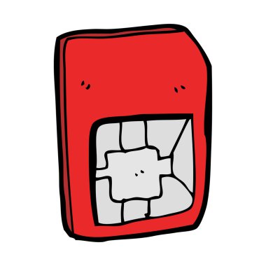 çizgi film SIM kartı