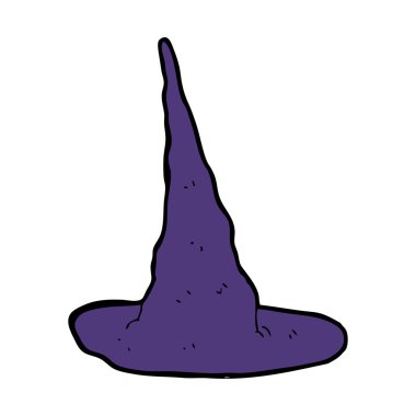 Çizgi film hayaleti cadı şapkası.