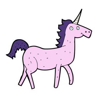 karikatür unicorn