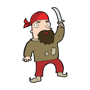 Cartoon piraat