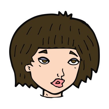 Çizgi film sıkılmış gibi görünüyor.