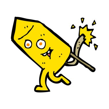 çizgi film komik havai fişek karakteri