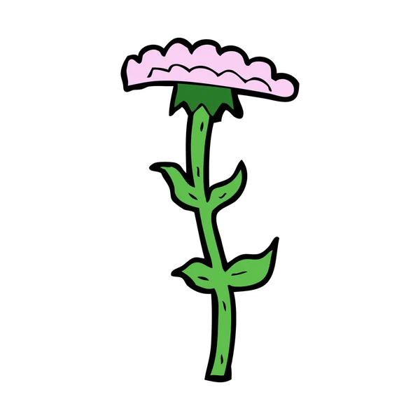 Flor de dibujos animados — Vector de stock