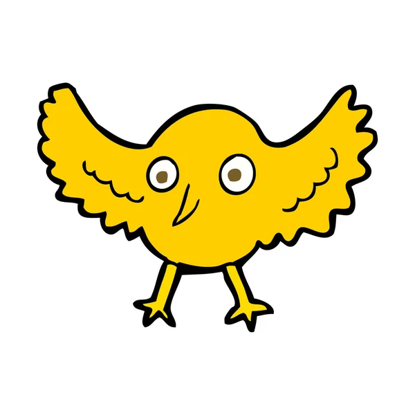 Pájaro de dibujos animados — Vector de stock